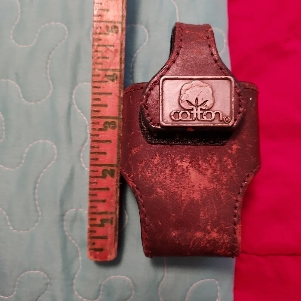 Xsmall leather phone case clip on